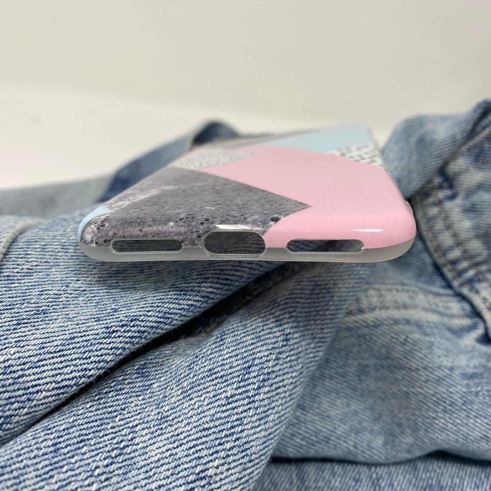iPhone X/XS Case Geometric Dot Print Cover NEW - Picture 6 of 7
